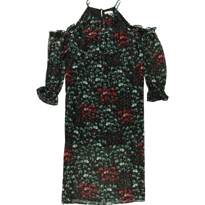 ladies-floral-dress-lapis-blue-1.State Womens Floral A-Line Dress