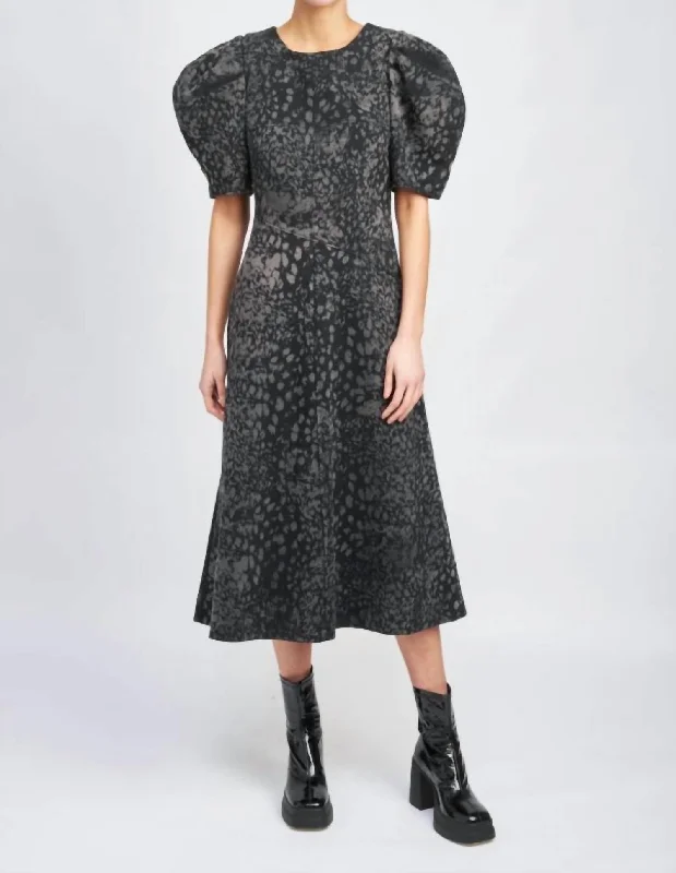 ladies-midi-dress-weekend-vibe-Harlow Midi Dress In Charcoal