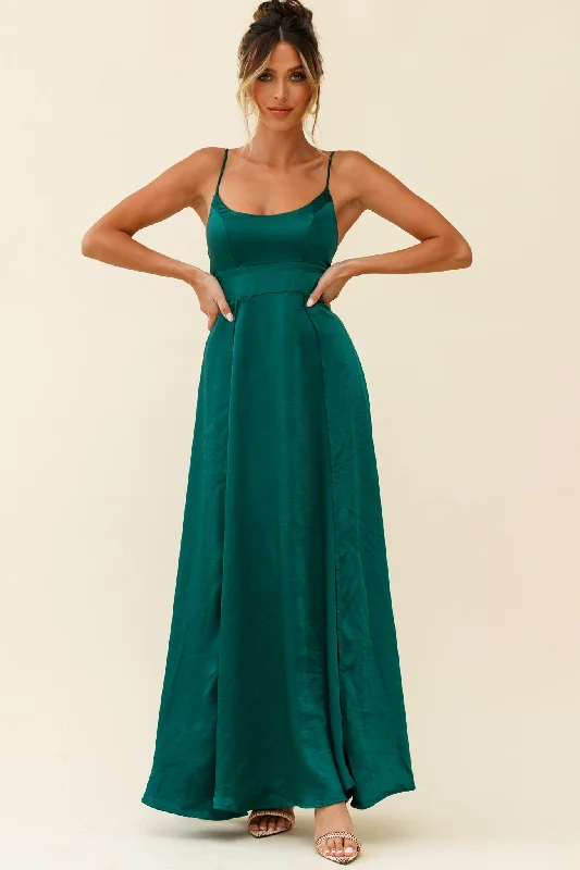 ladies-maxi-dress-long-sleeve-Joanne Empire Waist Maxi Dress Jade