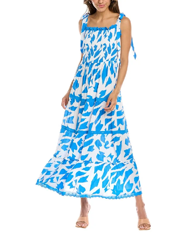 ladies-midi-dress-high-neck-Stellah Tiered Midi Dress