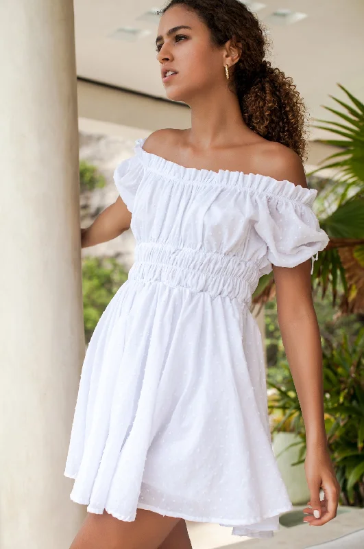 ladies-mini-dress-date-night-Butterfly Bliss Off Shoulder Mini Dress