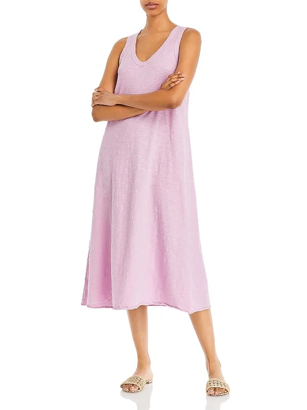 ladies-maxi-dress-mauve-soft-Womens Tank Long Maxi Dress