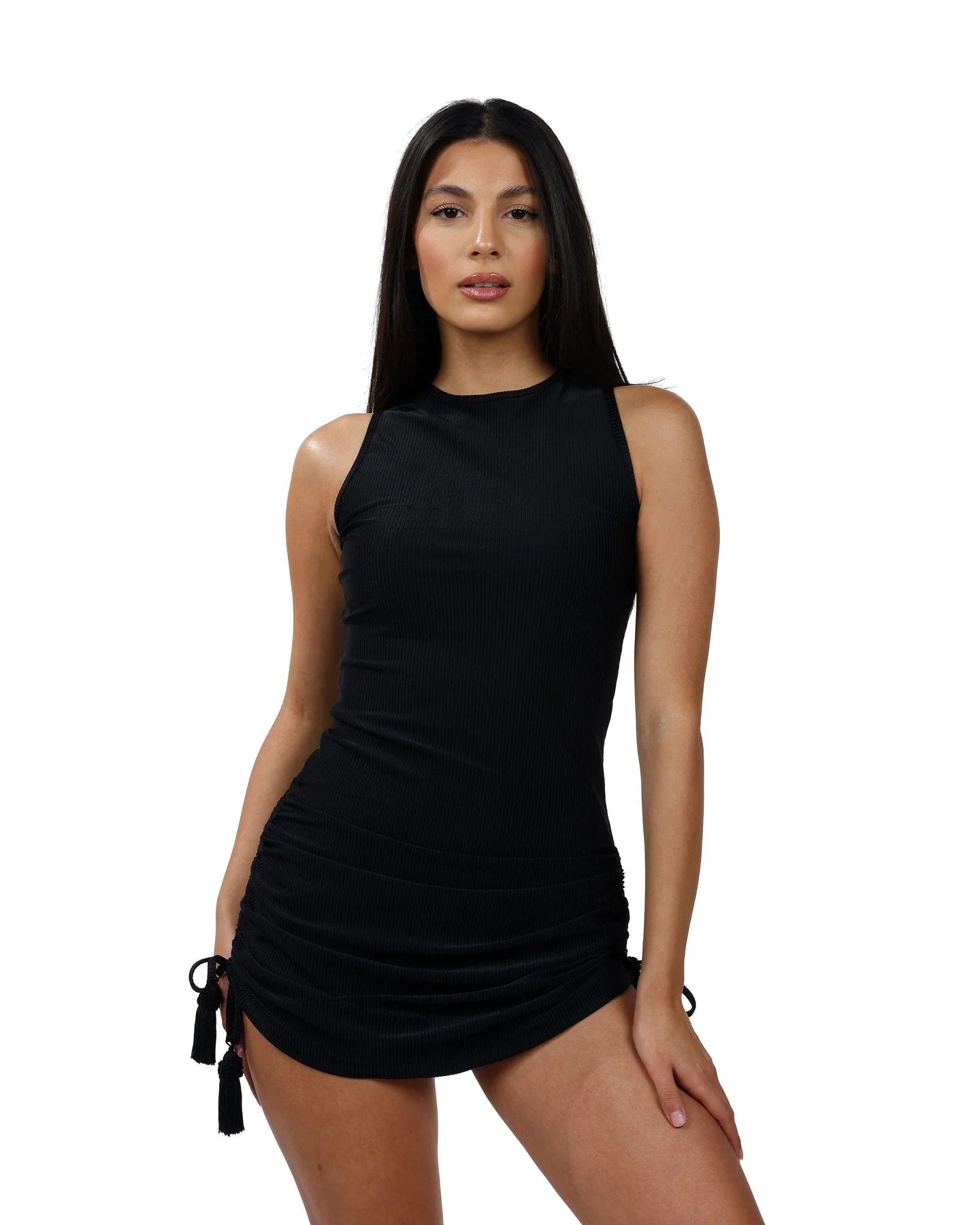 ladies-mini-dress-work-to-play-Beach Babe Mini Dress - Onyx