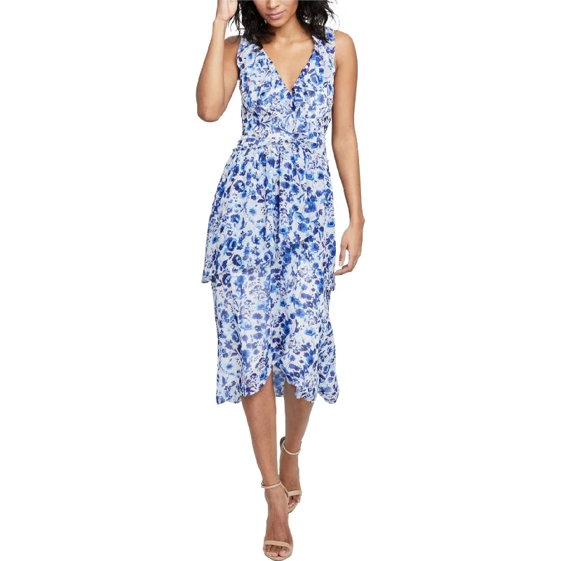 ladies-floral-dress-picnic-outfit-Rachel Roy Womens Floral A-Line Dress