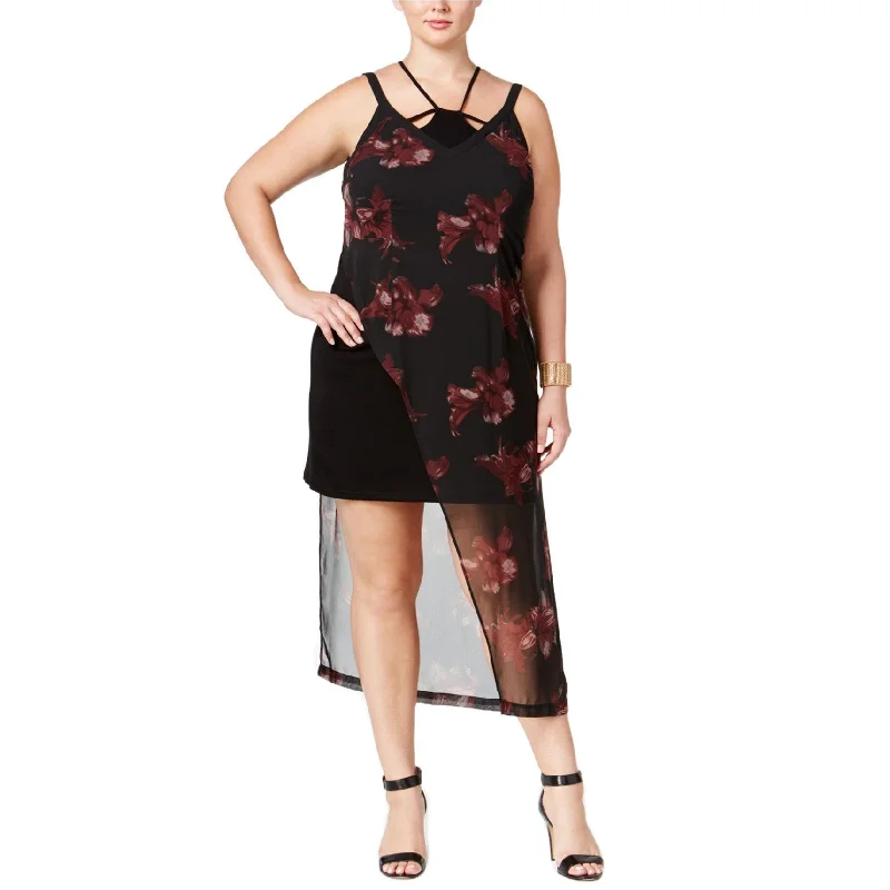 ladies-floral-dress-cap-sleeve-Mblm Womens Asymmetric Floral Maxi Dress