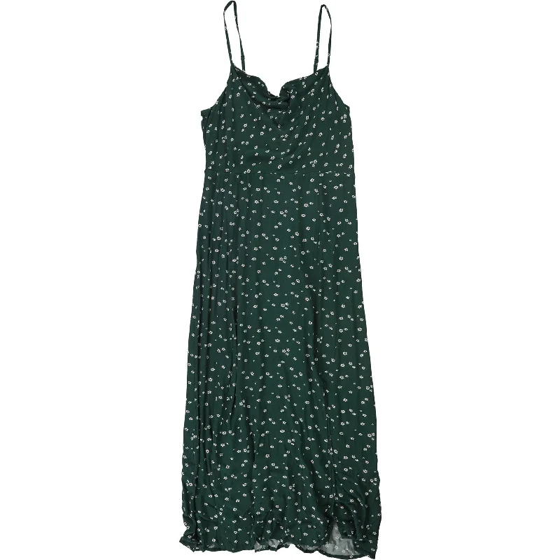 ladies-floral-dress-high-neck-American Eagle Womens Floral Sundress